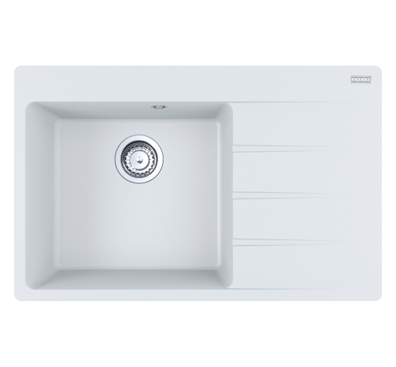 Кухонна мийка Franke Centro CNG 611-78 TL (114.0630.473) гранітна - врізна - крило праворуч - колір Білий