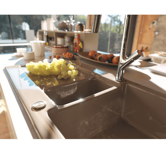 Кухонна мийка Franke Mythos MRK 651-100 (124.0335.704) керамічна - врізна - оборотна - колір Онікс