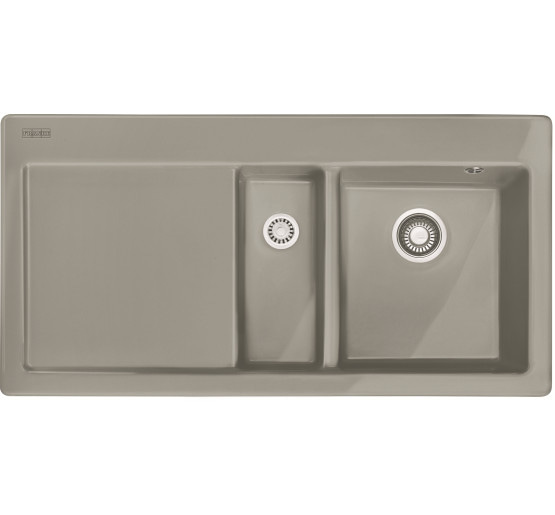 Кухонна мийка Franke Mythos MTK 651-100 (124.0380.242) керамічна - врізна - колір Сірий матовий крило справа