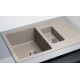 Кухонна мийка Franke Basis BFG 651-78 (114.0306.796) гранітна - врізна - оборотна - колір Мигдаль