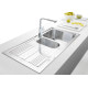 Кухонна мийка Franke Logica Line LLL 651 (101.0381.836) нержавіюча сталь - врізна - декорована чаша справа
