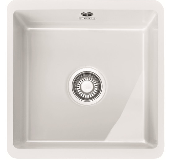 Кухонна мийка Franke Mythos KBK 110-40 (126.0335.711) керамічна - монтаж під стільницю - колір Білий