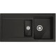 Кухонна мийка Franke Mythos MRK 651-100 (124.0380.341) керамічна - врізна - оборотна - колір Чорний матовий