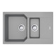 Кухонная мойка Franke Urban UBG 651-78 (114.0574.992) гранитная - врезная - оборотная - цвет Серый камень (пластиковый коландер в комлекте)