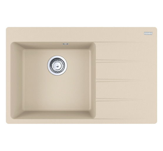 Кухонна мийка Franke Centro CNG 611-78 TL (114.0630.475) гранітна - врізна - крило праворуч - колір Бежевий
