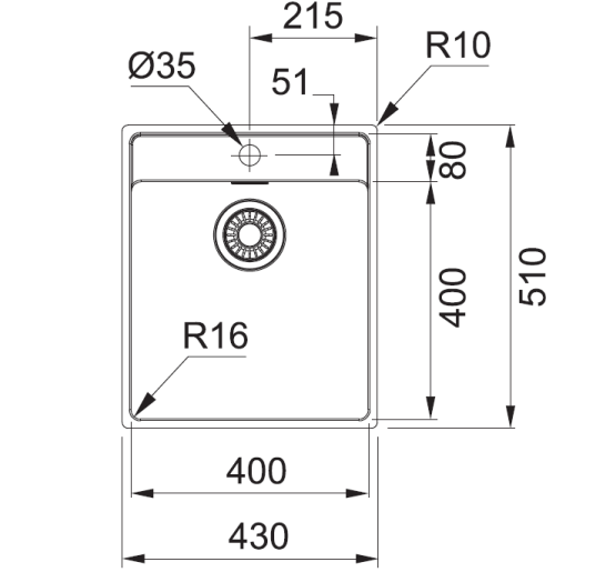 Кухонна мийка Franke Maris MRX 210-40 TL (127.0544.021/127.0598.748) нержавіюча сталь - монтаж врізний, в рівень або під стільницю - полірована