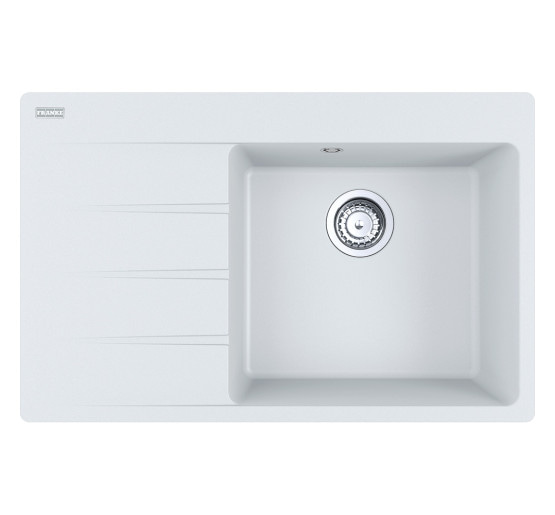 Кухонна мийка Franke Centro CNG 611-78 TL (114.0630.465) гранітна - врізна - крило ліворуч - колір Білий