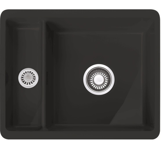 Кухонна мийка Franke Mythos KBK 160 (126.0335.887) керамічна - монтаж під стільницю - колір Онікс