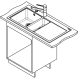 Кухонна мийка Franke Mythos MTG 651, крило праворуч (114.0594.808) гранітна - врізна - колір Онікс