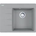 Кухонна мийка Franke Centro CNG 611-62 TL (114.0630.453) гранітна - врізна - крило ліворуч - колір Сірий камінь