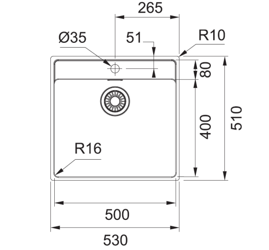 Кухонна мийка Franke Maris MRX 210-50 TL (127.0544.022/127.0598.750) нержавеющая сталь - монтаж врізний, в рівень або під стільницю - полірована