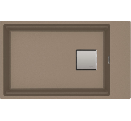 Кухонна мийка Franke KUBUS 2 KNG 110-62 (125.0517.093) гранітна - монтаж під стільницю - колір Мигдаль - (коландер та коврик Rollmat у комплекті)