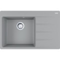 Кухонна мийка Franke Centro CNG 611-78 TL (114.0630.477) гранітна - врізна - крило праворуч - колір Сірий камінь
