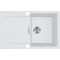Кухонна мийка Franke Sirius 2.0 S2D 611-78 (143.0621.332) з тектонайта - врізна - оборотна - колір Білий (2 отвори)