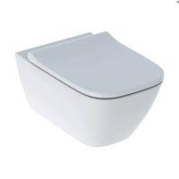 Комплект підвісного унітаза GEBERIT SMYLE Square з кришкою slow-closing (500.683.00.2) 