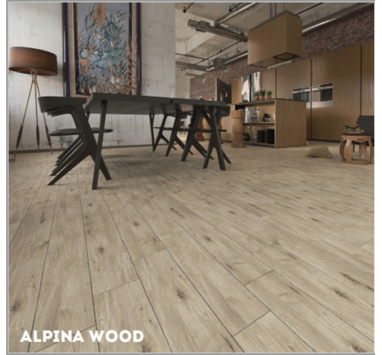 плитка Golden Tile Alpina Wood 30x60 светло-серая (89G940)