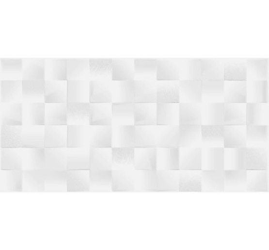 плитка на стену Golden Tile Satin белая рельефная 30x60 (НЗ0451)