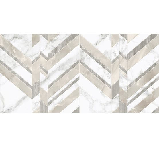  Плитка Golden Tile Marmo Bianco Chevron 30x60 (G7015) 