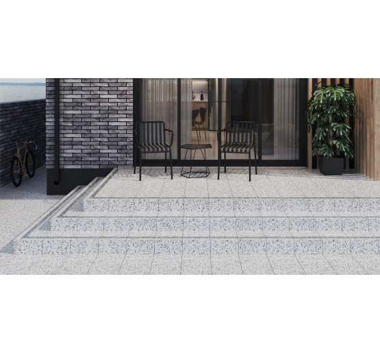 плитка Golden Tile Steps сіра 30х30 (L3273)