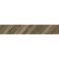 Плитка Terragres Wood Chevron right коричнева 15x90 (9L717)