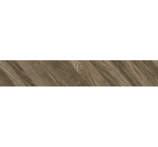  Плитка Terragres Wood Chevron left коричневая 15x90 (9L718) 