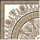 декор Golden Tile Meander Rosette 40x40 (2А181)