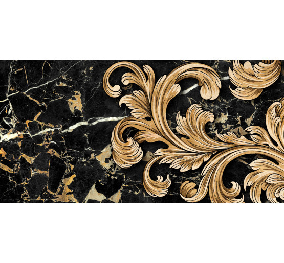 декор Golden Tile Saint Laurent Decor №1 black 30x60 (9АС311)