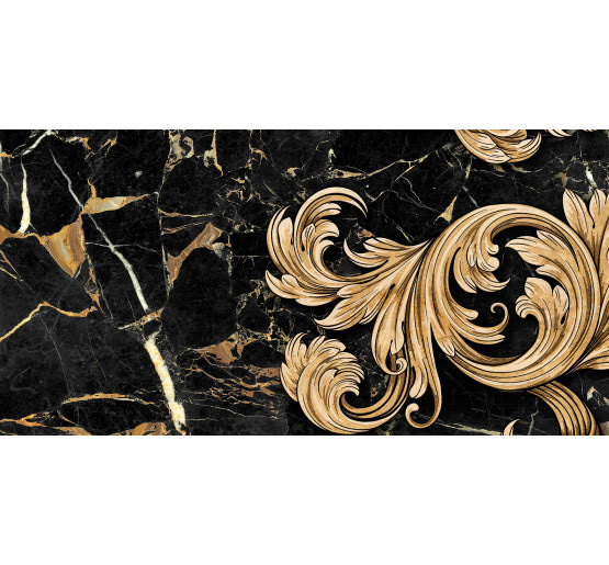 декор Golden Tile Saint Laurent Decor №2 black 30x60 (9АС321)