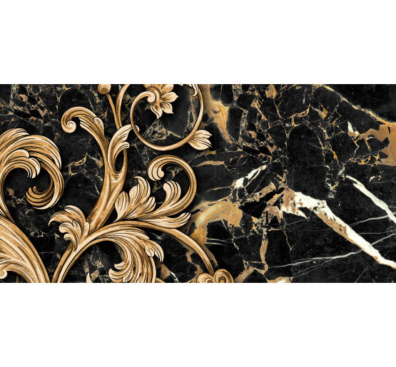 декор Golden Tile Saint Laurent Decor №3 black 30x60 (9АС33)