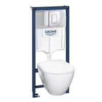 Комплект инсталляция Grohe 4 в 1 + подвесной унитаз Grohe Solido Perfect (39186000)