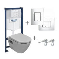 Комплект інсталяція Grohe 4 в 1 + підвісний унітаз Grohe Solido Perfect (39186000)