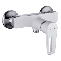 Змішувач для душу Imprese BRECLAV хром/білий (15245W) 