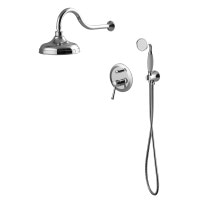 Комплект прихованого монтажу для душу Imprese PODZIMA LEDOVE  хром (SET20220101) 