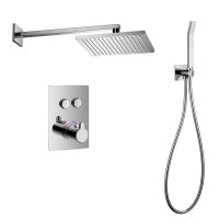 Комплект прихованого монтажу для душу з термостатом Imprese SMART CLICK хром (ZMK101901219) 