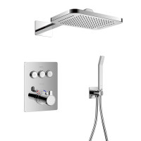 Комплект скрытого монтажа для душа с термостатом Imprese SMART CLICK хром (ZMK101901245)