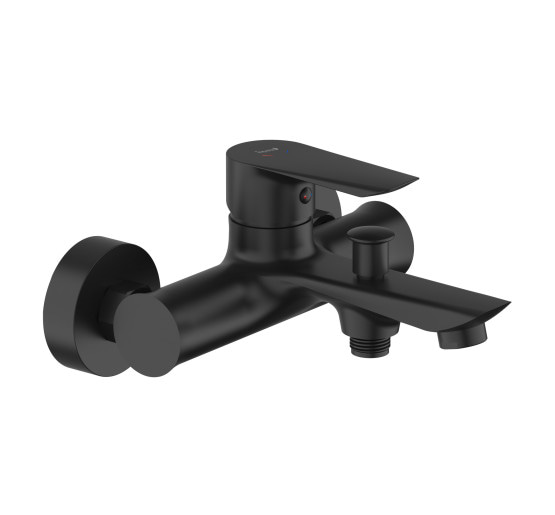 Змішувач для ванни Imprese VACLAV чорний матовий (f03206410AA) 