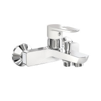 Змішувач для ванни Imprese Breclav хром/білий (10245W)