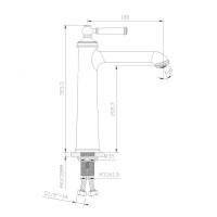 Змішувач для раковини Imprese Hydrant (ZMK031806011)