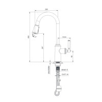 Змішувач для кухні Imprese Hydrant (ZMK031806150)