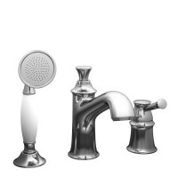 Змішувач врізний на 3 отвори для ванни Imprese Podzima Ledove хром (ZMK01170105)