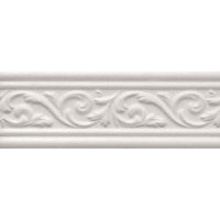 Фриз Інтеркерама Arabesco 8,2x23 білий (БШ 131 061)