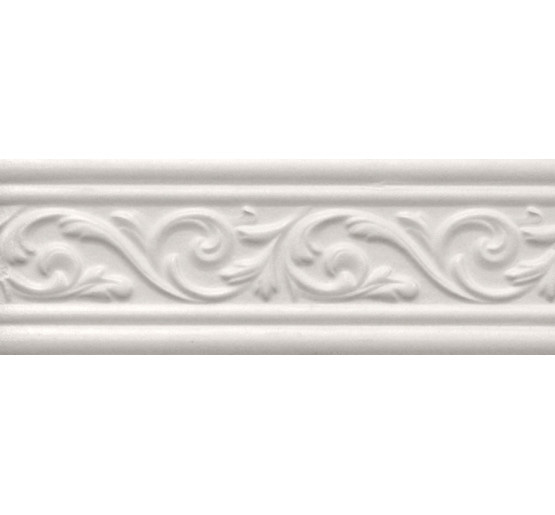 Фриз Інтеркерама Arabesco 8,2x23 білий (БШ 131 061)