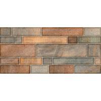 Плитка Інтеркерама Metro 23x50 темно-коричнева (59 032)