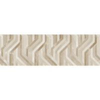 плитка InterCerama Castellon темно-бежевая 25x80 (2580241022-2)