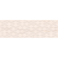 плитка InterCerama California світло бежева рельєфна 25x80 (2580184021/P) 