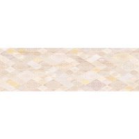 плитка InterCerama California світло бежева рельєфна 25x80 (2580184021-1/P) 