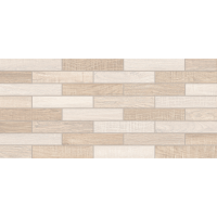 плитка InterCerama Eco коричневий-світлий 23x50 (2350222031/P)