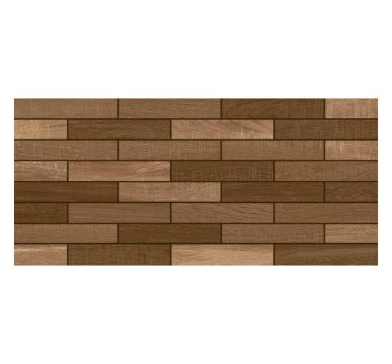 плитка InterCerama Eco коричневый-темный 23x50 (2350222032/P)