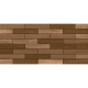 плитка InterCerama Eco коричневый-темный 23x50 (2350222032/P)
