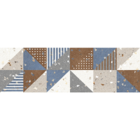 плитка InterCerama Galaxy світло сіра тераццо 25x80 (2580237071-1) 